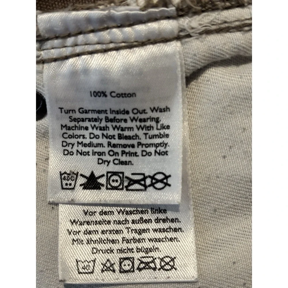 Eddie Bauer Mens 33x28 Brown Heavy Duck Canvas Utility Outdoor Work Pants Gorpco